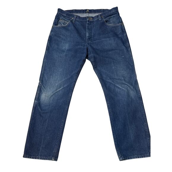 Wrangler Premium Performance Cowboy Cut Denim Jeans Mens 36 X 30 Blue 47MWZPW - Picture 2 of 9